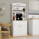 HANAH HOME Kuhinjska vitrina Lucas 1600-93, bela - EP3132520
