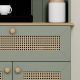 HANAH HOME Kuhinjska vitrina Lucas 1600-129, zelena/braon - EP3132652