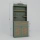 HANAH HOME Kuhinjska vitrina Lucas 1600-129, zelena/braon - EP3132652