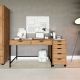 HANAH HOME Radni sto Atlas 1600-59, braon - EP3057209