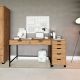 HANAH HOME Radni sto Atlas 1600-59, braon - EP3057209