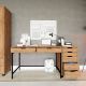 HANAH HOME Radni sto Atlas 1600-59, braon - EP3057209