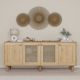 HANAH HOME Komoda Bohemian 1600-151, svetlo braon - EP3057215