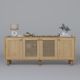 HANAH HOME Komoda Bohemian 1600-151, svetlo braon - EP3057215
