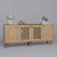 HANAH HOME Komoda Bohemian 1600-151, svetlo braon - EP3057215