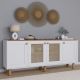 HANAH HOME Komoda Bohemian 1600-145, bela/braon - EP3057230