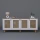 HANAH HOME Komoda Bohemian 1600-133, bela/braon - EP3057236