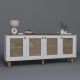 HANAH HOME Komoda Bohemian 1600-133, bela/braon - EP3057236