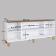 HANAH HOME Komoda Bohemian 1600-133, bela/braon - EP3057236