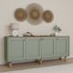 HANAH HOME Komoda Bohemian 1600-82, zelena/braon - EP3057242