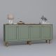 HANAH HOME Komoda Bohemian 1600-82, zelena/braon - EP3057242