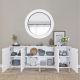 HANAH HOME Komoda Natura 1600-69, bela/braon - EP3057248