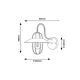 RABALUX Zidna lampa Nesrin E27 40W - 3518