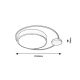RABALUX Plafonjera Saphira LED 28W - 3529