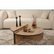 NORDURE Set klub stolova 2/1 Orion, braon/crna - EP3003018