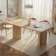 NORDURE Trpezarijski sto Linza, braon - EP3057329