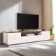 HANAH HOME TV komoda Veramont, bela/braon - EP3057374