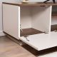 HANAH HOME TV komoda Veramont, bela/braon - EP3057374