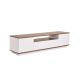 HANAH HOME TV komoda Veramont, bela/braon - EP3057374
