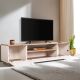 HANAH HOME TV komoda Veramont, bela/svetlobraon - EP3057386