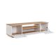 HANAH HOME TV komoda Veramont, bela/svetlobraon - EP3057386