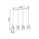 Rabalux Visilica Zenaida E27 4x MAX 60W mat crno (3544) - 3544