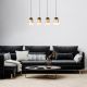 Rabalux Visilica Zenaida E27 4x MAX 60W mat crno (3544) - 3544