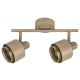 Rabalux Spot rasveta Fedora E14 2x MAX 40W svetlo braon (3548) - 3548-1