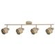 Rabalux Spot rasveta Fedora E14 4x MAX 40W svetlo braon (3550) - 3550