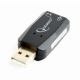 GEMBIRD Zvučna kartica SC-USB2.0-01, crna - 20023
