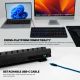 Tastatura Mehanicka Gaming Fantech MK614 Atom x66 Retro crna (ice apricot switch) - EP3093824