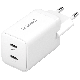 INTENSO Punjač kućni, brzi W40CC GaN 2 x USB-C, 3A, 40W - 35870
