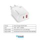 Kucni punjac Teracell Evolution TC-19, GAN, QC, PD Fast charging 45W sa PD iPhone lightning kablom beli CE - 223691-1
