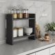 HANAH HOME Kuhinjska polica Denver, antracit - 362ANT1116