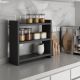 HANAH HOME Kuhinjska polica Cosmic, antracit - 362ANT1121