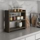 HANAH HOME Kuhinjska polica Cosmic, tamnobraon - 362ANT1122