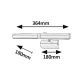 Rabalux Rasveta za slike Picture light E14 T25 2x MAX 40W brušeni hrom (3641) - 3641
