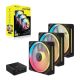 CORSAIR Kuler za PC iCUE Link LX120-R/RGB 120mm triple, crna - CO-9051050-WW