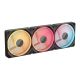 CORSAIR Kuler za PC iCUE Link LX120-R/RGB 120mm triple, crna - CO-9051050-WW