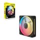 CORSAIR Kuler za PC iCUE Link LX120-R/RGB 120mm single, crna - CO-9051049-WW