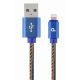 GEMBIRD USB kabl na Lightning, CC-USB2J-AMLM-1M-BL, pleteni 1m, plava - 38291