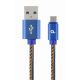 GEMBIRD Micro USB kabl, CC-USB2J-AMmBM-1M, 1m, plava - 38292