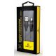 GEMBIRD USB Type-C kabl, pleteni, CC-USB2B-AMCM-2M-BW, 2m, crna/bela - 38333
