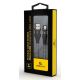 GEMBIRD Micro-USB kabl, pleteni, CC-USB2B-AMmBM-2M-BW, 2m, crna/bela - 38339