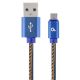GEMBIRD Micro-USB kabl, CC-USB2J-AMmBM-2M-BL, 2 m, plava - 38342