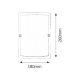 Rabalux Zidna lampa Nedda E27 1x MAX 60W opal staklo (3687) - 3687