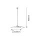 Rabalux Visilica Elina E27 1x MAX 60W bela (3694) - 3694-1