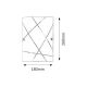Rabalux Zidna lampa Phaedra E27 1x MAX 60W bela (3697) - 3697