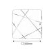 Rabalux Plafonjera Phaedra E27 1x MAX 60W bela (3698) - 3698
