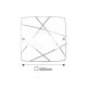 Rabalux Plafonjera Phaedra E27 2x MAX 60W bela (3699) - 3699